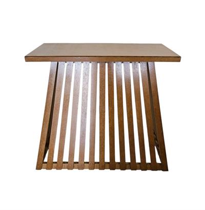 Mesa Retangular Ripada Mdf Cru - DecorFest