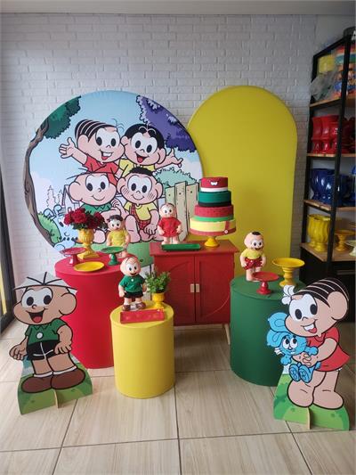 Kit Festa Facil G - Turma da Mônica - DecorFest