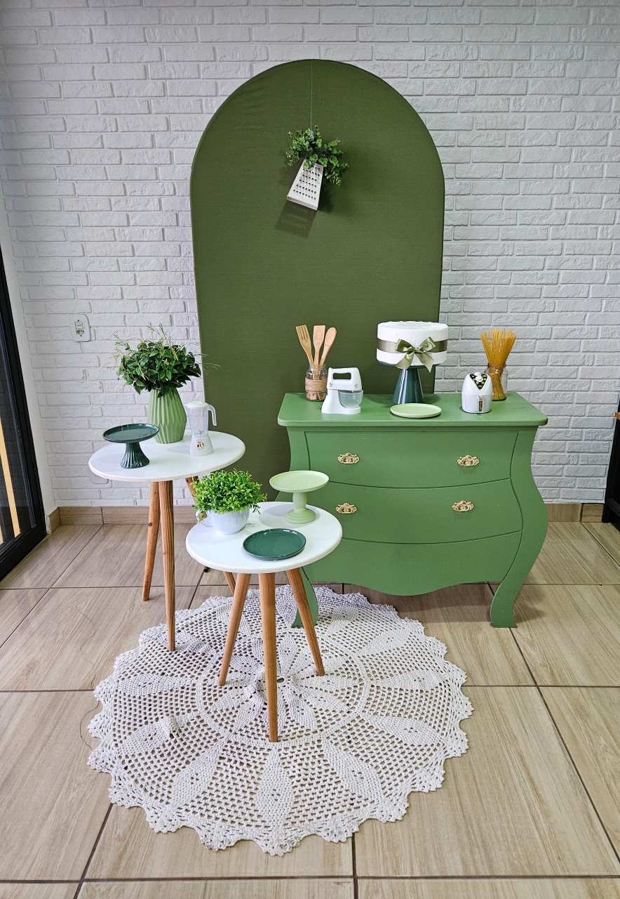 Kit Chá de Cozinha - Verde Oliva - DecorFest