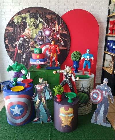 Kit Festa Facil G - Vingadores - DecorFest