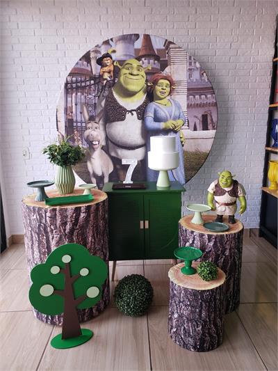 Kit Festa Facil M - Shrek - DecorFest