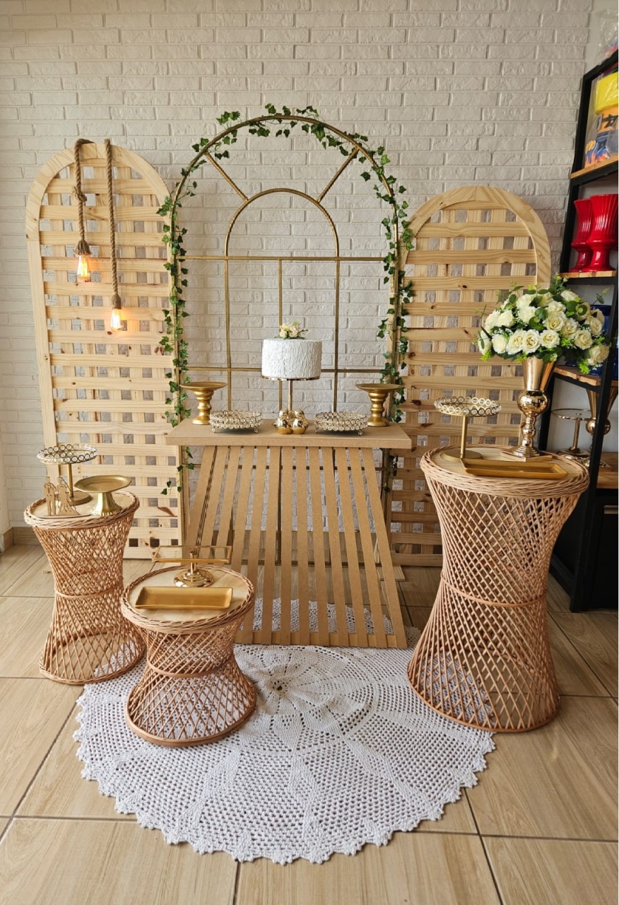 Kit Casamento/Noivado Dourado (Ágata)  - DecorFest