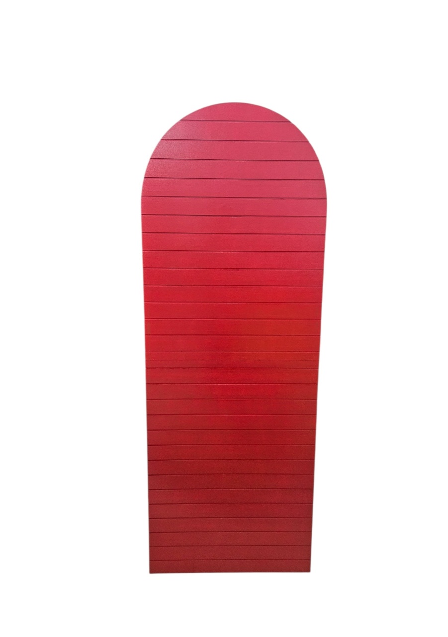 Painel Orgânico Mdf Vermelho - DecorFest