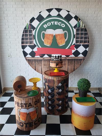 Kit Festa Facil P - Boteco - DecorFest
