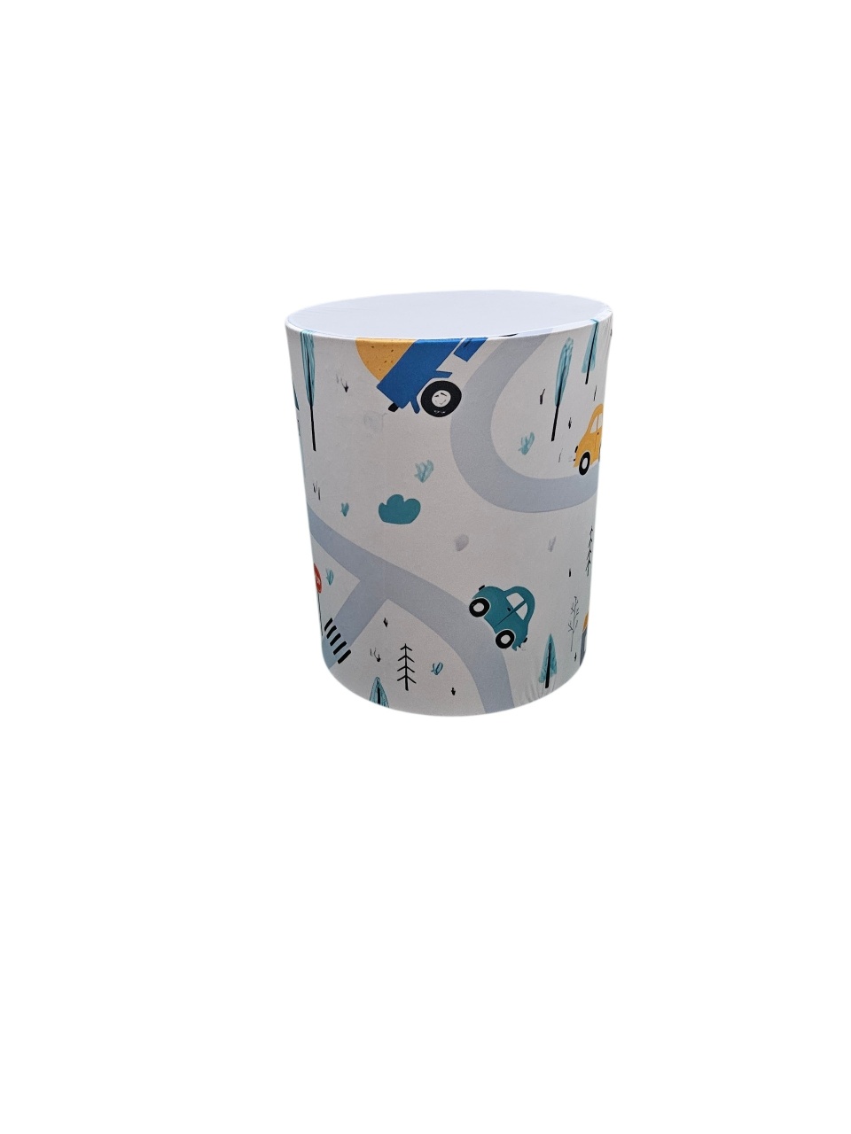 Capa Mesa Cilindro P - Carrinhos - Meio de Transporte - DecorFest