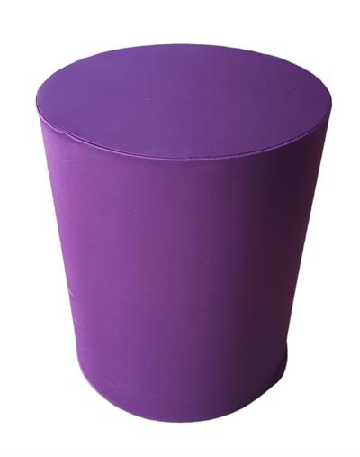 Capa de Mesa Cilindro M - Roxa Lisa (Uva) - DecorFest