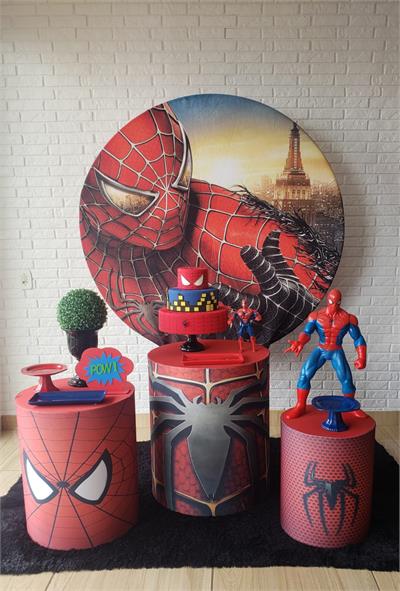Kit Festa Facil P - Homem Aranha - DecorFest