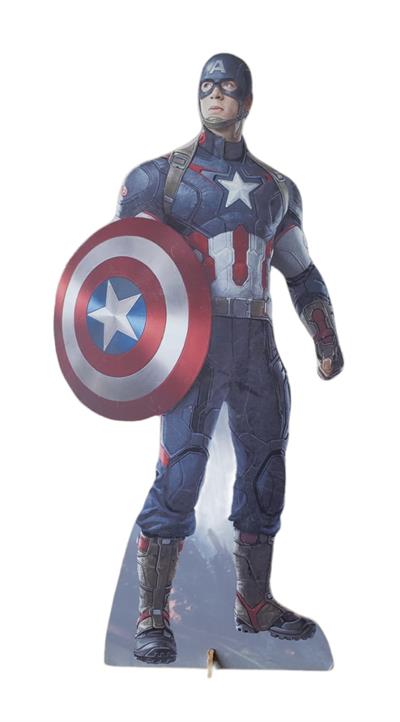 Display/ Totem de Chão Mdf - Vingadores - Capitão América - DecorFest
