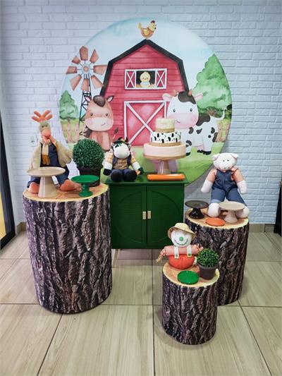 Kit Festa Facil M - Fazendinha Menino - DecorFest