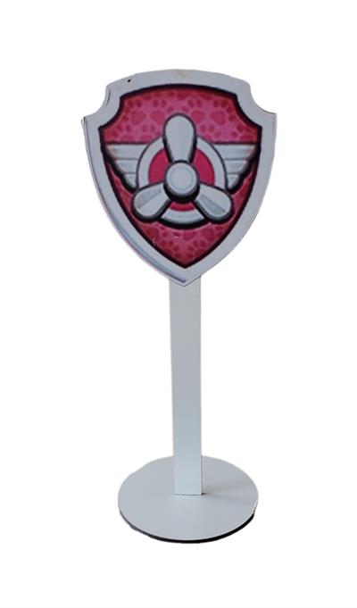 Display/ Totem de Mesa  Mdf Patrulha Canina - Simbolo Skye - DecorFest