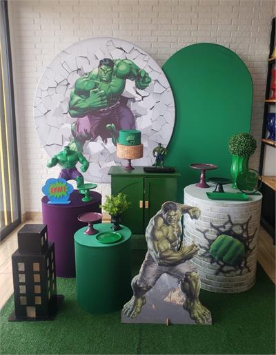 Kit Festa Facil G - Hulk - DecorFest