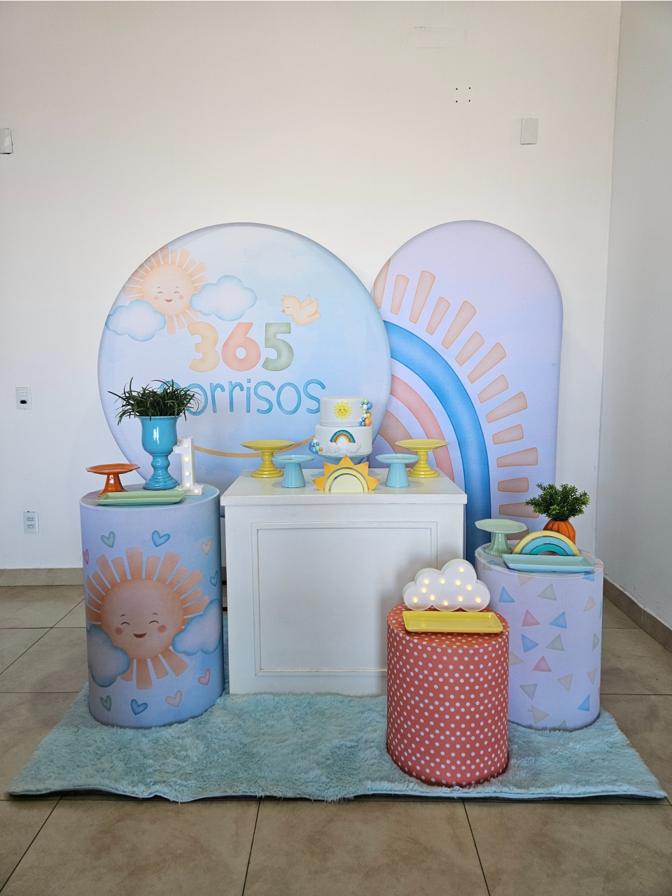 Kit Festa Facil G - 365 Sorrisos - Menino - DecorFest