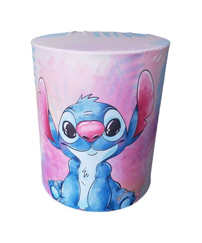 Capa de Mesa Cilindro M - Stitch - DecorFest