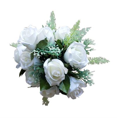 Buque de Rosas - Cor Branca - DecorFest