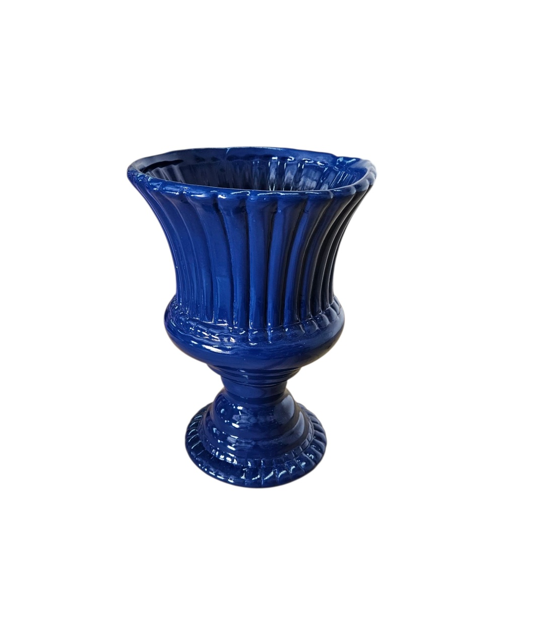 Vaso Azul Marinho Louça  - DecorFest
