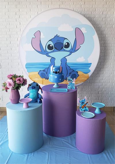 Kit Festa Facil P - Stitch - DecorFest