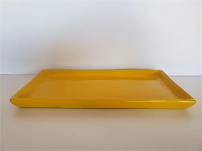 Prato Retangular Amarelo - Louça - DecorFest