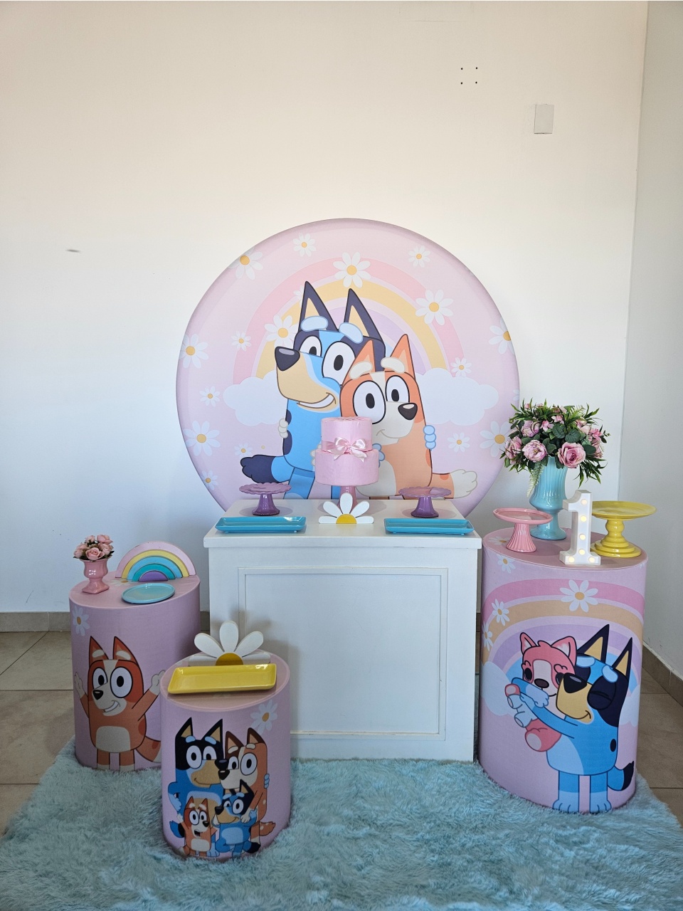 Kit Festa Facil M - Bluey E Bingo - DecorFest