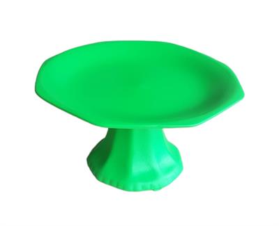 Bandeja Verde Neon Oitavada P Louça - DecorFest