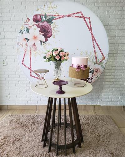 Kit Festa Facil P - Adulto - Flor Marsala - DecorFest