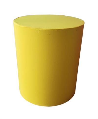 Capa de Mesa Cilindro G - Amarelo - DecorFest