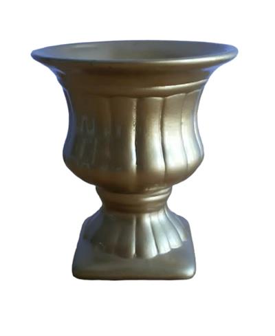 Vaso Dourado P Louça - DecorFest