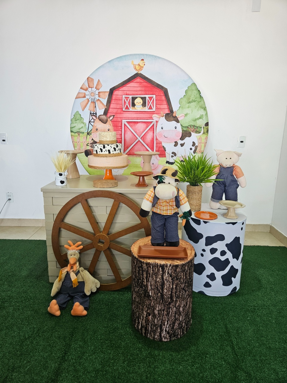 Kit Festa Facil M - Fazendinha Menino - DecorFest