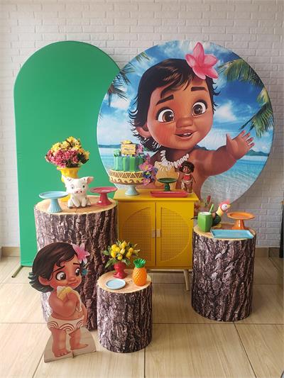 Kit Festa Facil G - Moana Baby - DecorFest
