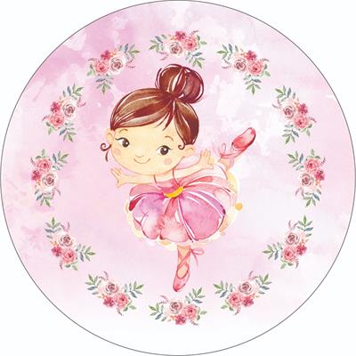 Painel Redondo Bailarina - DecorFest