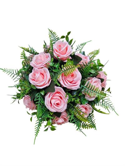 Arranjo de Flores - Rosas Cor de Rosa - DecorFest