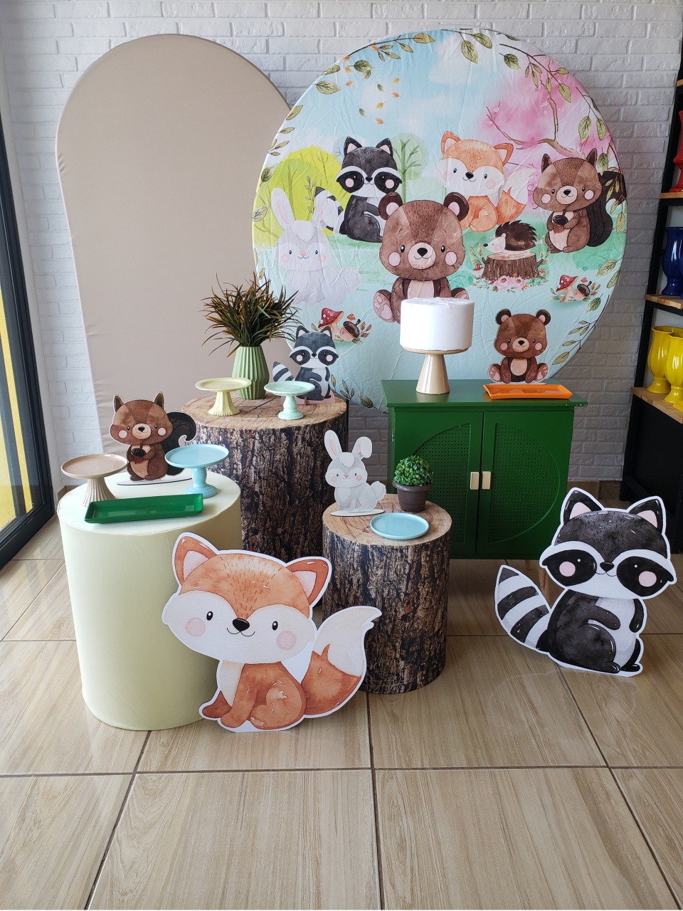Kit Festa Festa G - Bosque Menino Candy - DecorFest