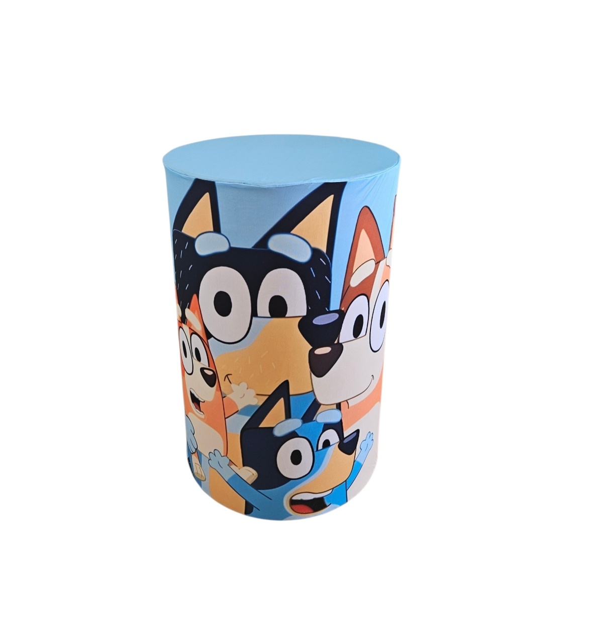 Capa Mesa Cilindro G - Bluey E Bingo - DecorFest