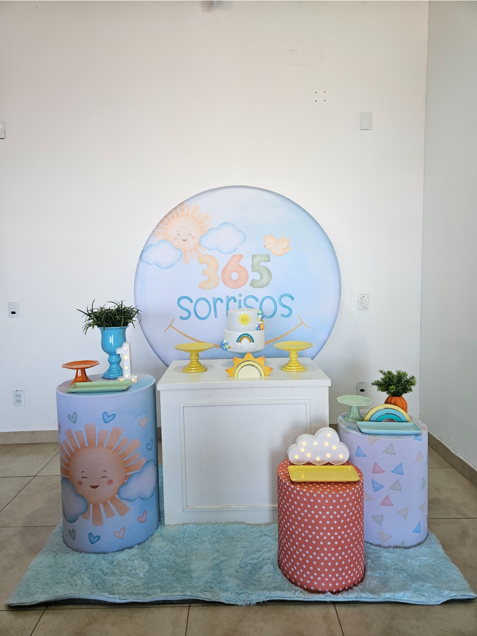 Kit Festa Facil M - 365 Sorrisos - Menino - DecorFest