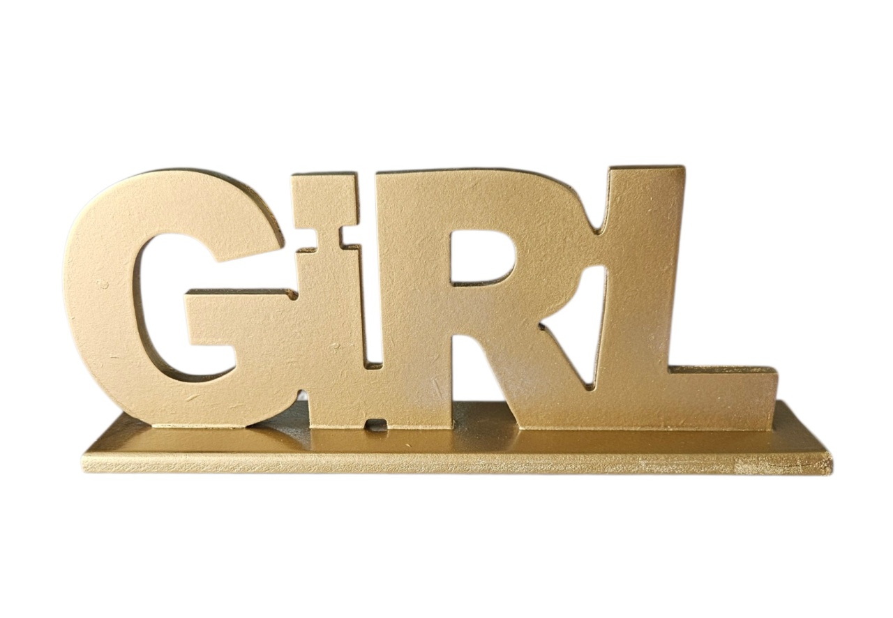 Display/ Totem de Mesa Girl Mdf - DecorFest