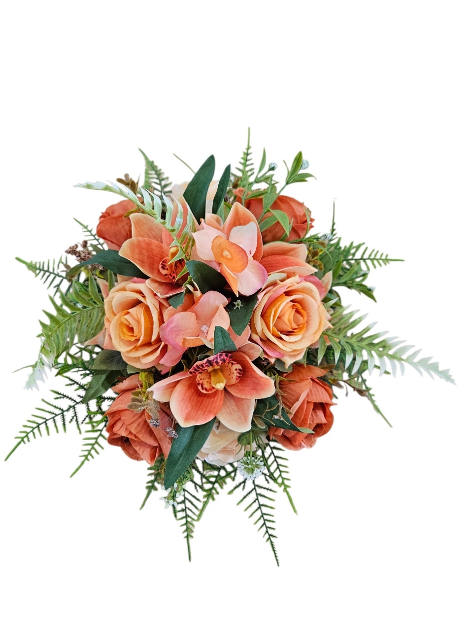 Mini Arranjo Lateral - Laranja - DecorFest