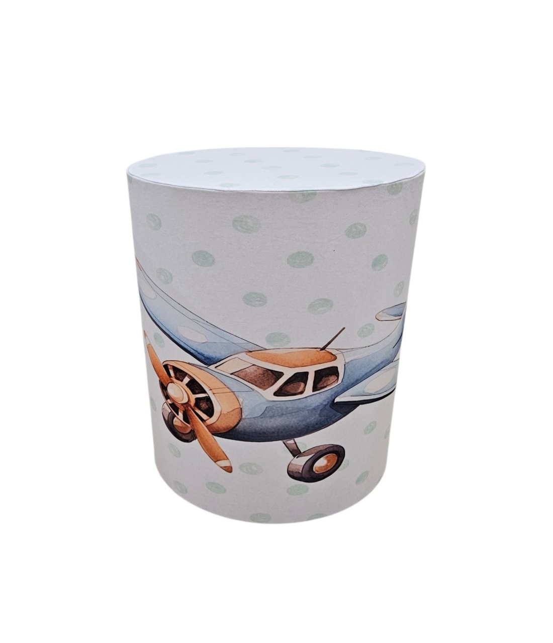 Capa Mesa Cilindro P - Urso Aviador - DecorFest