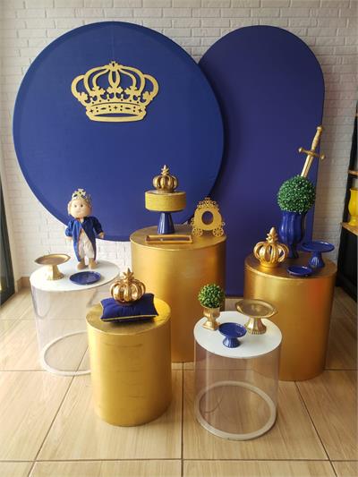 Kit Festa Facil G - Realeza Menino - DecorFest