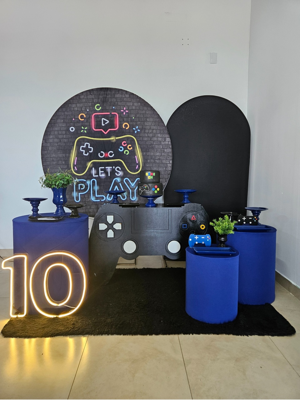 Kit Festa Facil G - Game Numero Led - DecorFest
