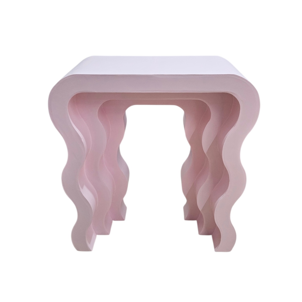 Mesa Orgânica 3D G Rosa - DecorFest