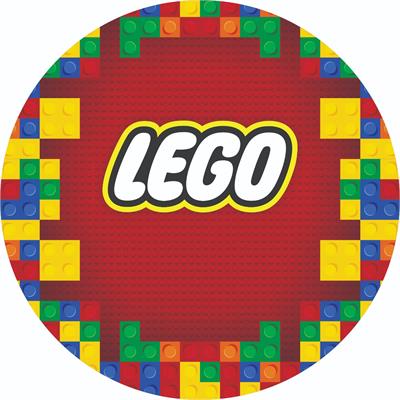 Painel Redondo Lego - DecorFest
