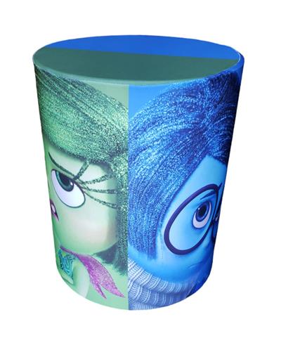 Capa de Mesa Cilindro P - Divertidamente - DecorFest