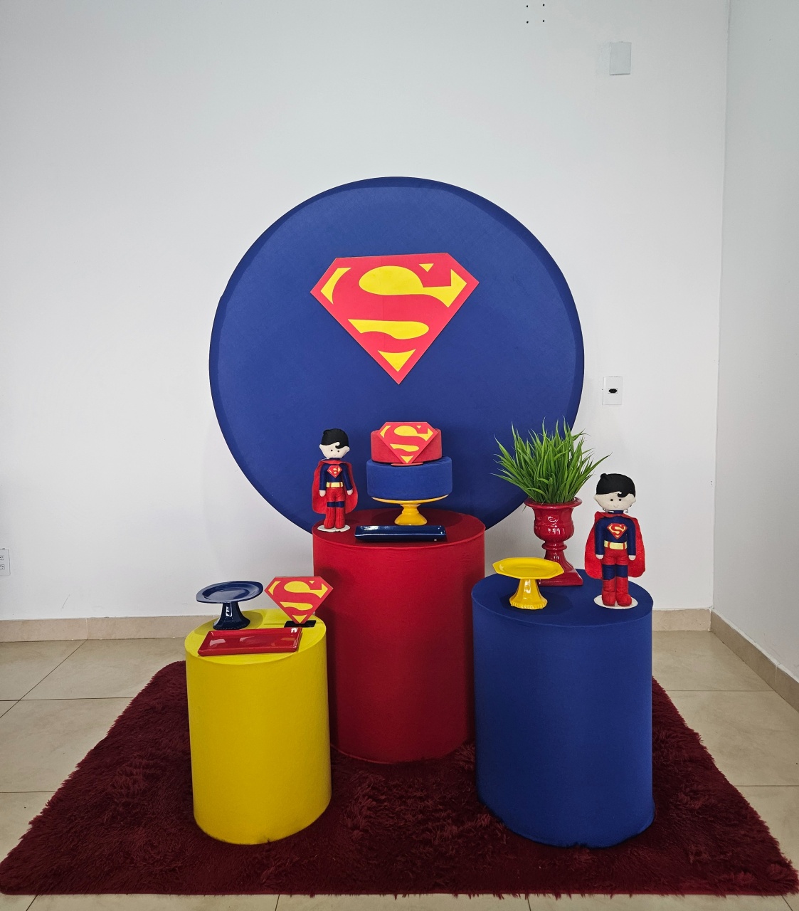 Kit Festa Facil P - Super Homem (Superman) - DecorFest
