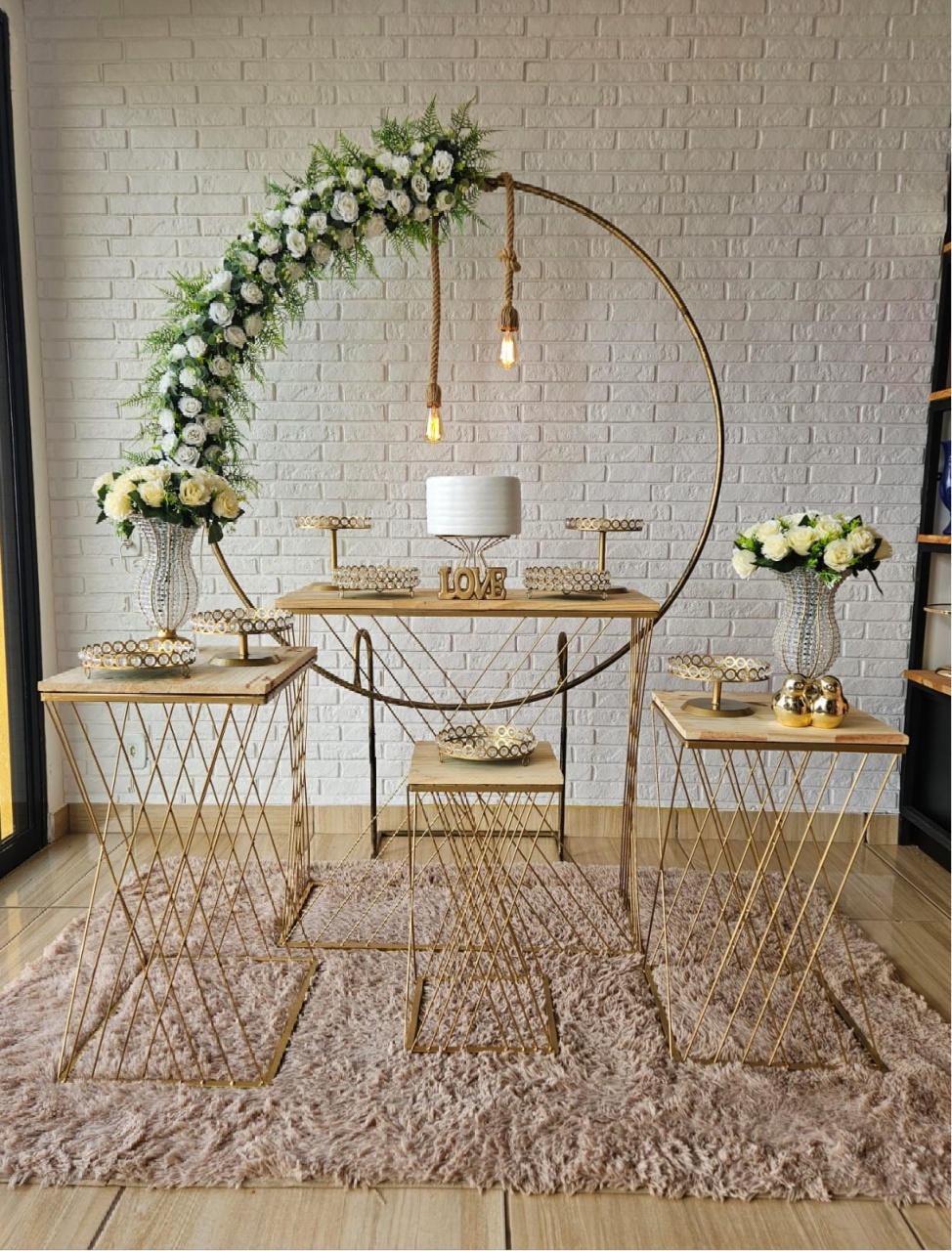 Kit Casamento/Noivado Pedraria - DecorFest