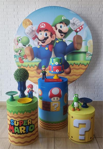 Kit Festa Fácil P - Super Mário - DecorFest