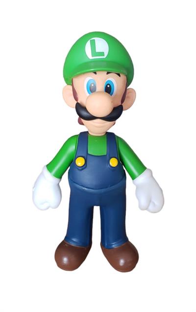 Boneco Super Mário - Luigi - DecorFest
