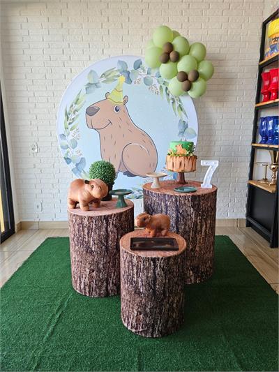 Kit Festa Facil P - Capivara Menino - DecorFest