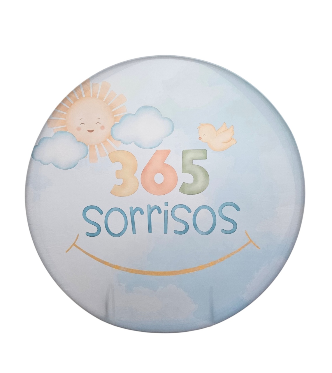 Painel Redondo 365 Sorrisos - DecorFest