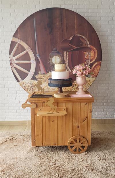 Kit Pocket Car - Country Rosa - DecorFest