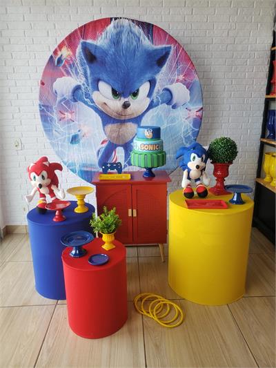 Kit Festa Facil M - Sonic - DecorFest