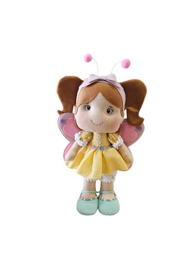 Menina Borboleta de Feltro - Jardim - DecorFest